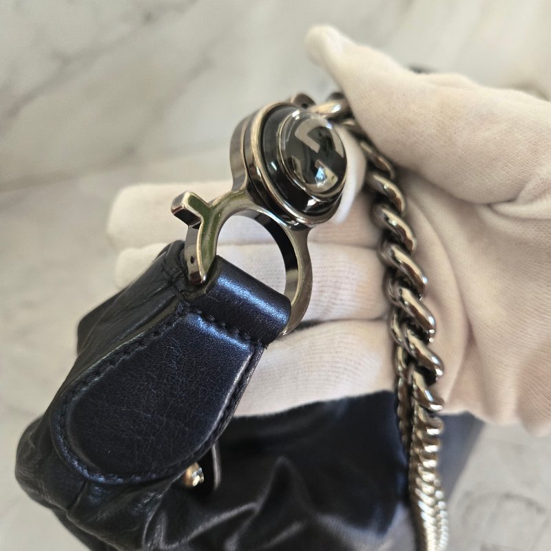 Gucci 🎀實拍 🎀 Vintage  Chain Shoulder Bag-39