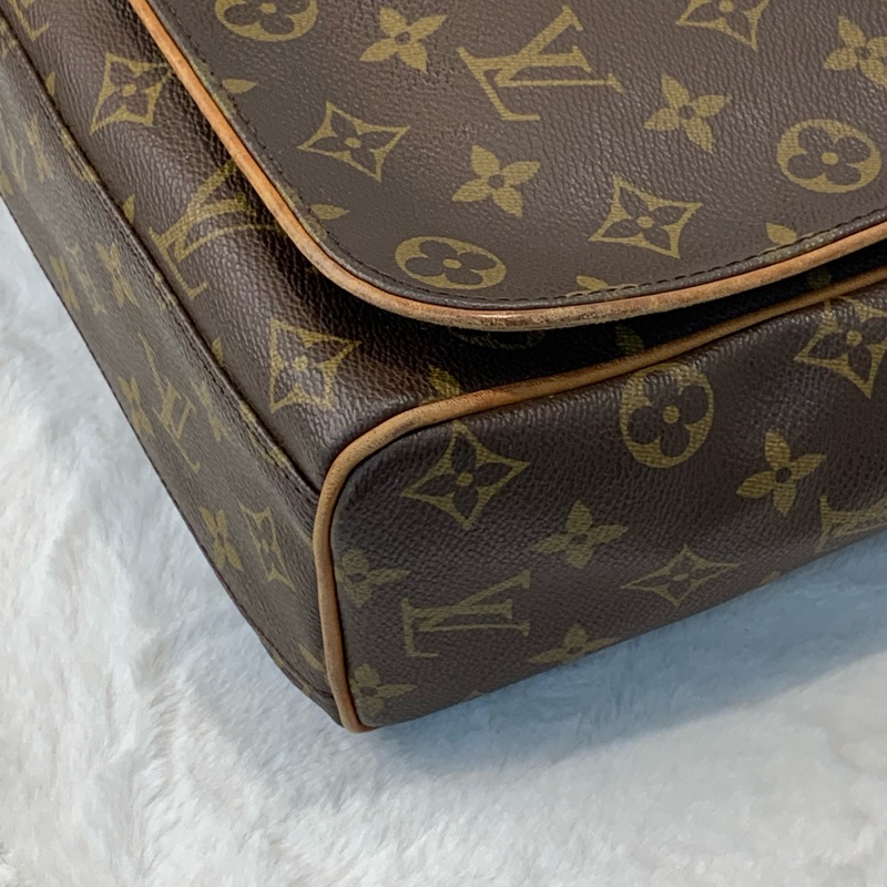 LV老花經典郵差包超大容量📣-8