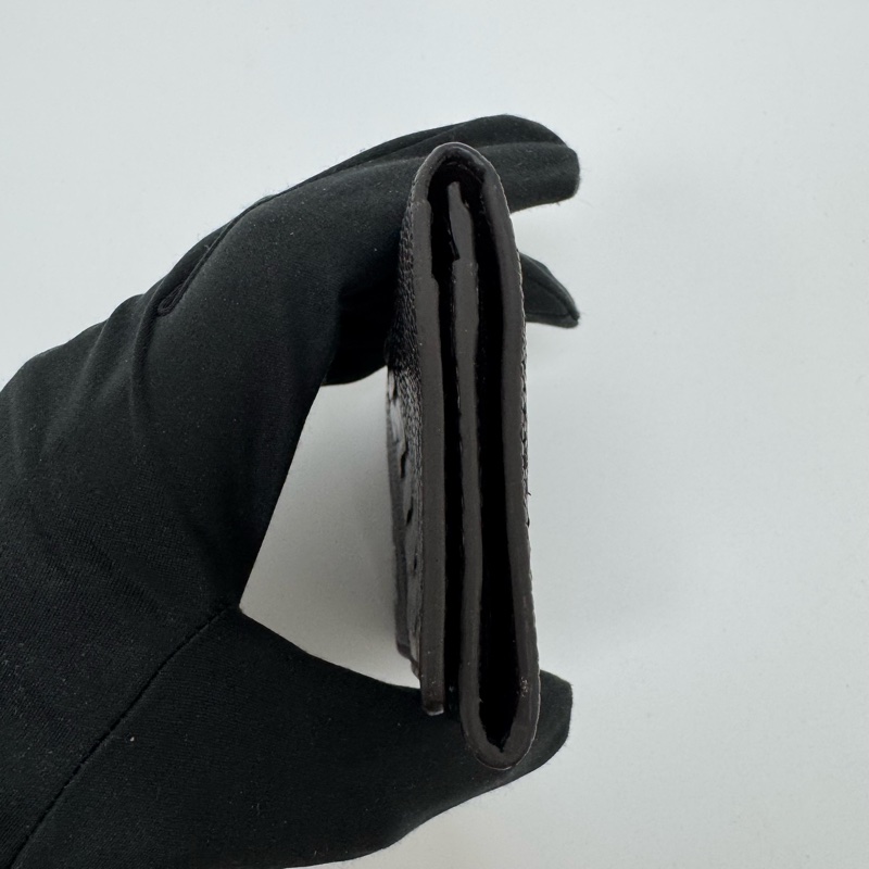 TODS 黑色鱷魚皮卡包 vintage 二手 中古-6