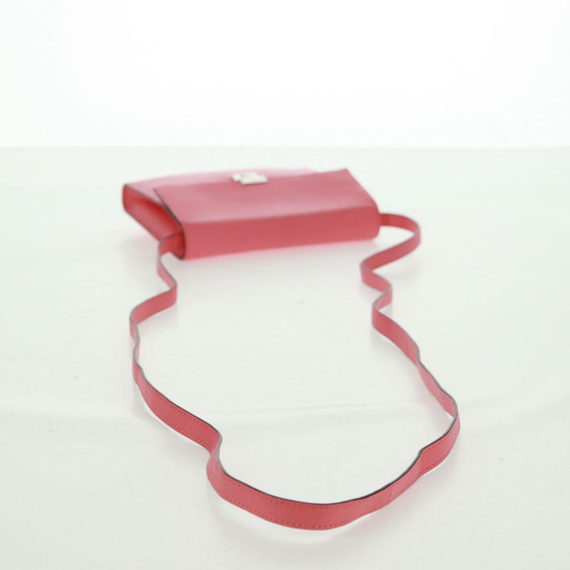 【日本直送】愛馬仕 Click 16 單肩包 Glenemush 粉紅銀色 正品 165658SM-6