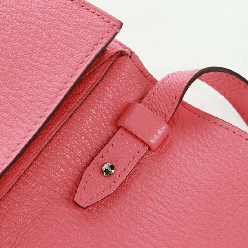 【日本直送】愛馬仕 Click 16 單肩包 Glenemush 粉紅銀色 正品 165658SM-19