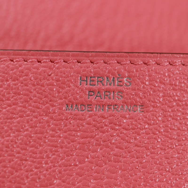 【日本直送】愛馬仕 Click 16 單肩包 Glenemush 粉紅銀色 正品 165658SM-20