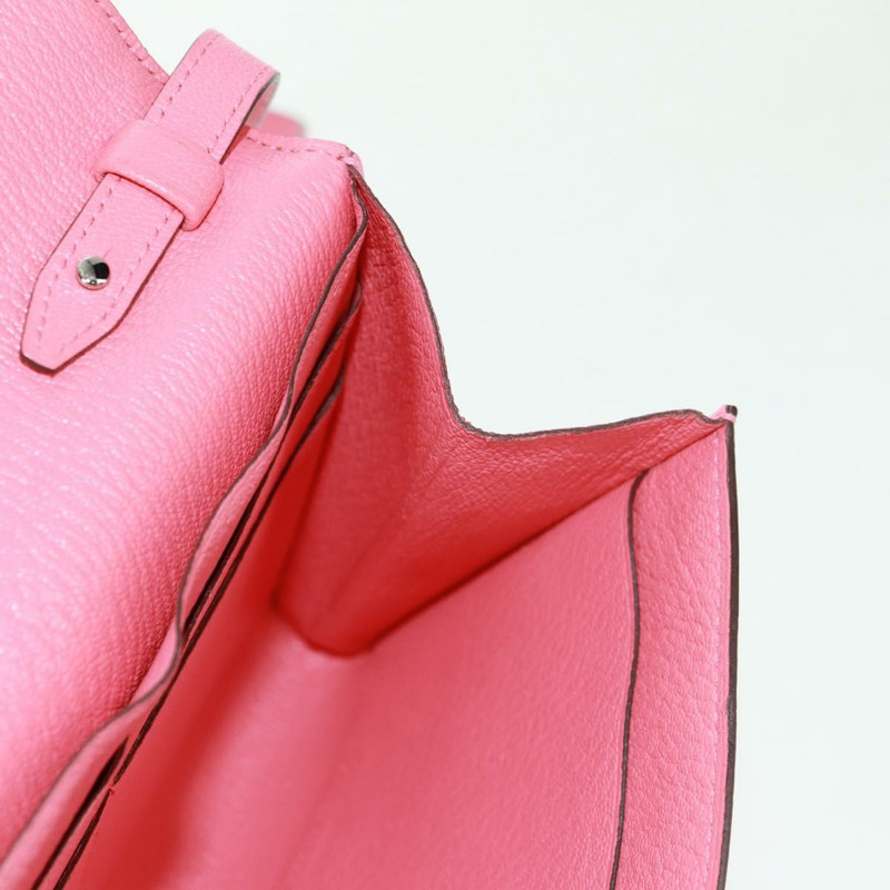 【日本直送】愛馬仕 Click 16 單肩包 Glenemush 粉紅銀色 正品 165658SM-21