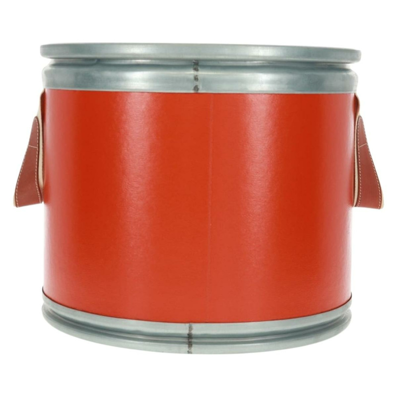 【日本直送】愛馬仕馬鞍形配件盒，金屬材質，橘色，貨號H800108E 9J，授權碼165660V-1