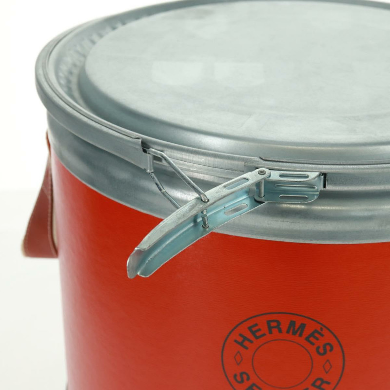 【日本直送】愛馬仕馬鞍形配件盒，金屬材質，橘色，貨號H800108E 9J，授權碼165660V-9