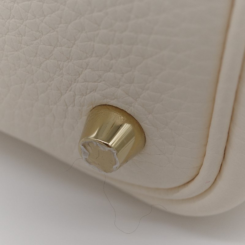 （台灣購證♥️閒置未使用） Hermès愛馬仕Picotin Lock 18 菜籃子 奶油白 奶昔白 牛皮 手提包-11