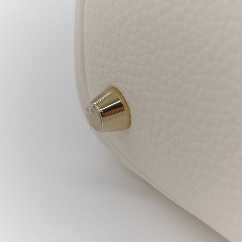 （台灣購證♥️閒置未使用） Hermès愛馬仕Picotin Lock 18 菜籃子 奶油白 奶昔白 牛皮 手提包-12