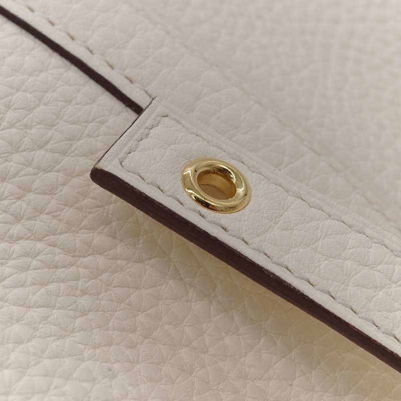 （台灣購證♥️閒置未使用） Hermès愛馬仕Picotin Lock 18 菜籃子 奶油白 奶昔白 牛皮 手提包-13