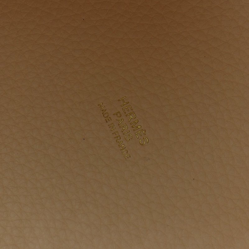 （台灣購證♥️閒置未使用） Hermès愛馬仕Picotin Lock 18 菜籃子 奶油白 奶昔白 牛皮 手提包-15