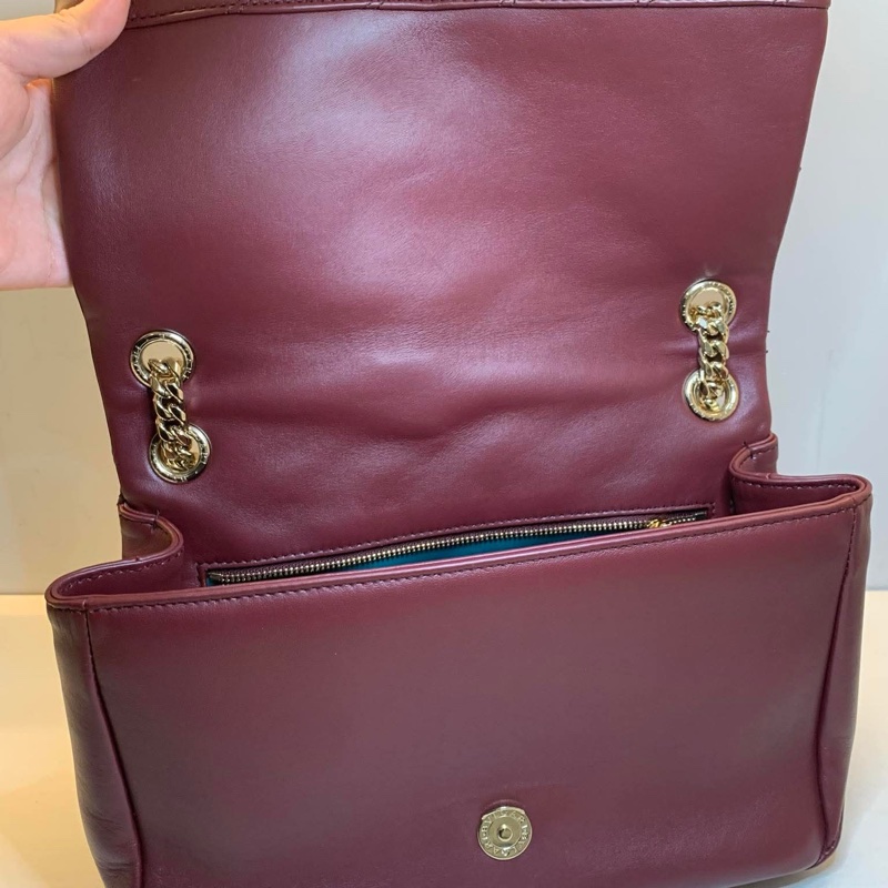 bvlgari serpenti 紅色 蛇頭包 極新-3