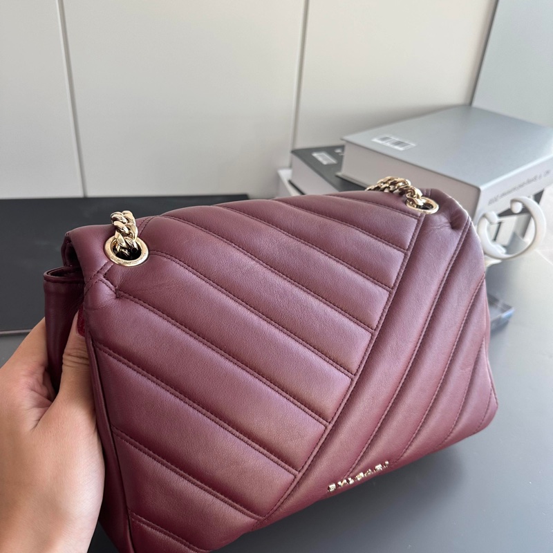 bvlgari serpenti 紅色 蛇頭包 極新-7