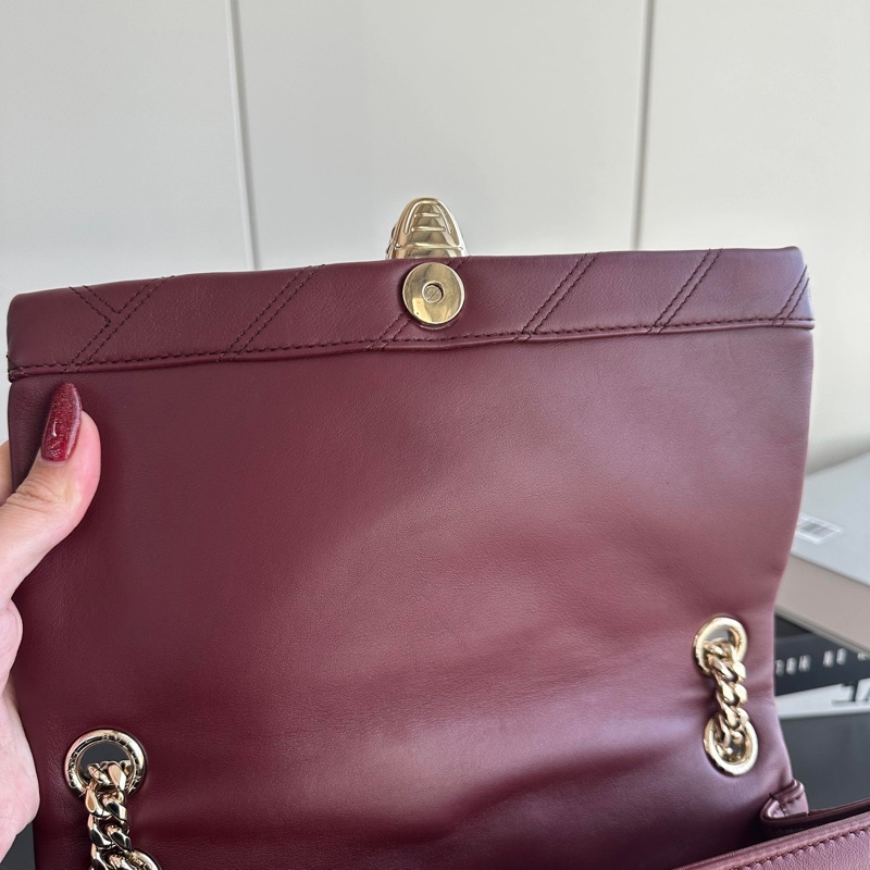 bvlgari serpenti 紅色 蛇頭包 極新-12