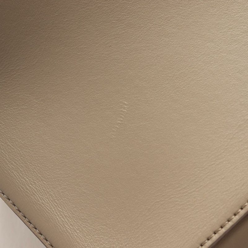 LOEWE PUZZLE TOTE 單肩托特包 A657G50X01 皮革 米色 二手 女士-5