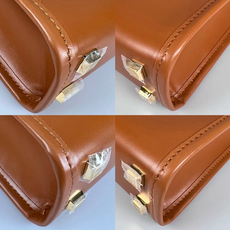 全新品 FENDI Sunshine Shopper 棕色迷你手提肩背包-11