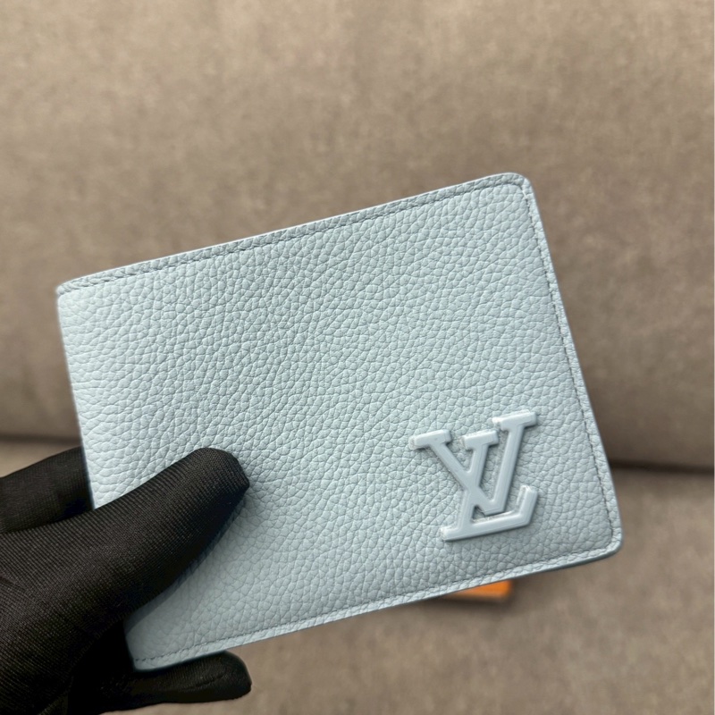 LV水藍限定短夾-1