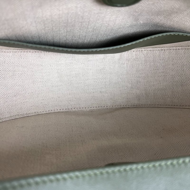 LOEWE  牛油果綠帆布 LUNA包 小號-5