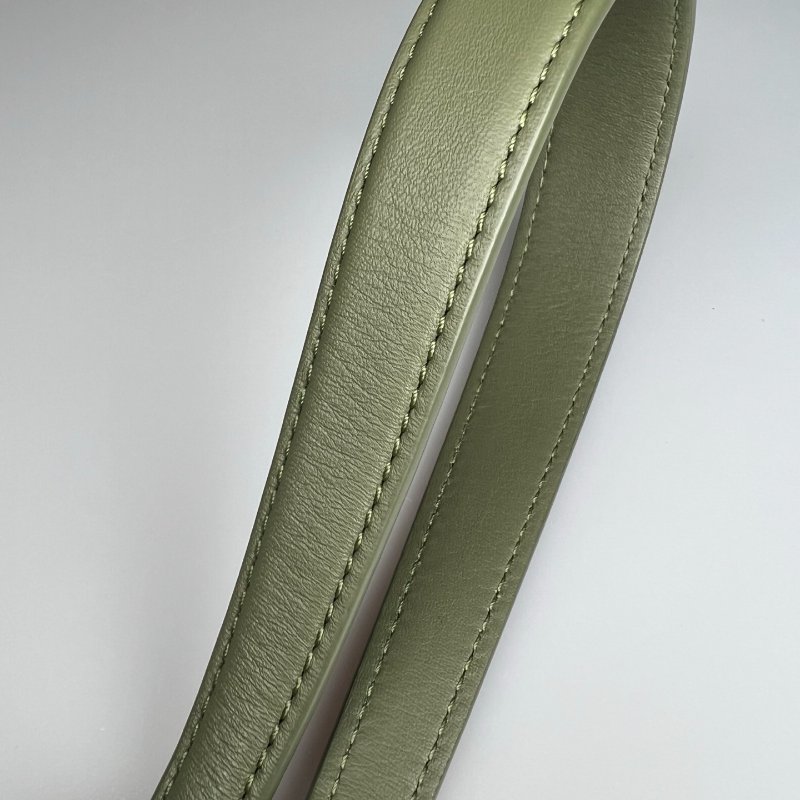 LOEWE  牛油果綠帆布 LUNA包 小號-9