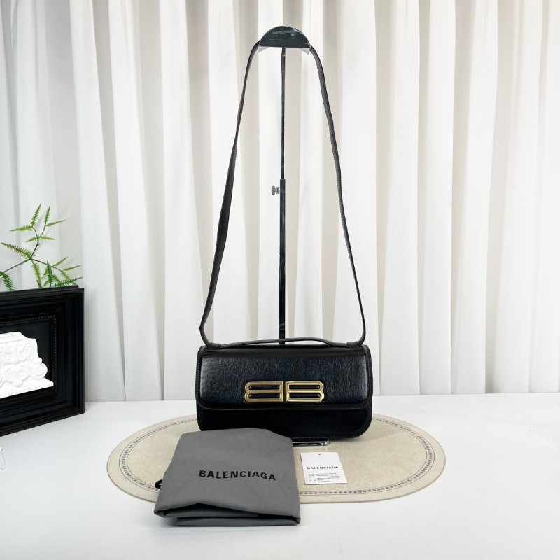 cq smb  （C）Balenciaga巴黎世家  黑金法棍包 Gossip單肩腋下包 內裡整潔 時尚百搭-5