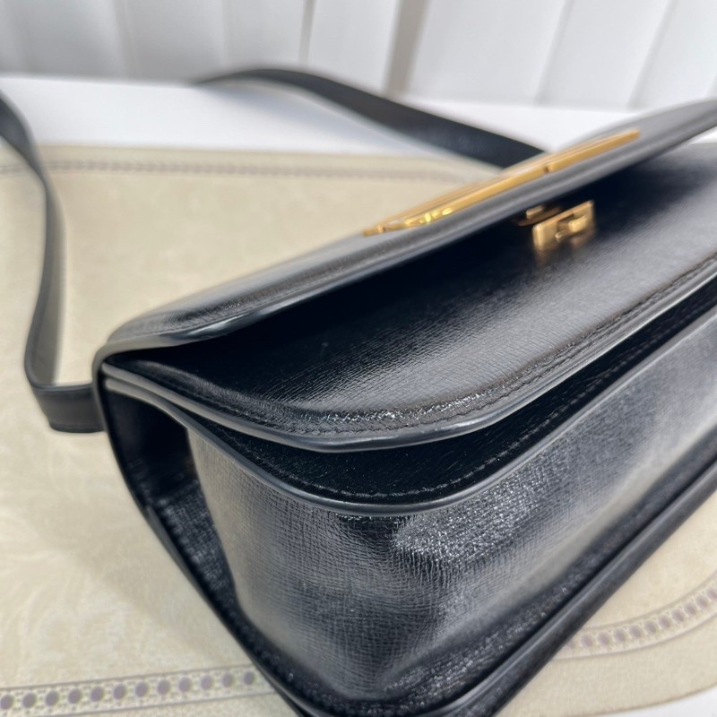 cq smb  （C）Balenciaga巴黎世家  黑金法棍包 Gossip單肩腋下包 內裡整潔 時尚百搭-9