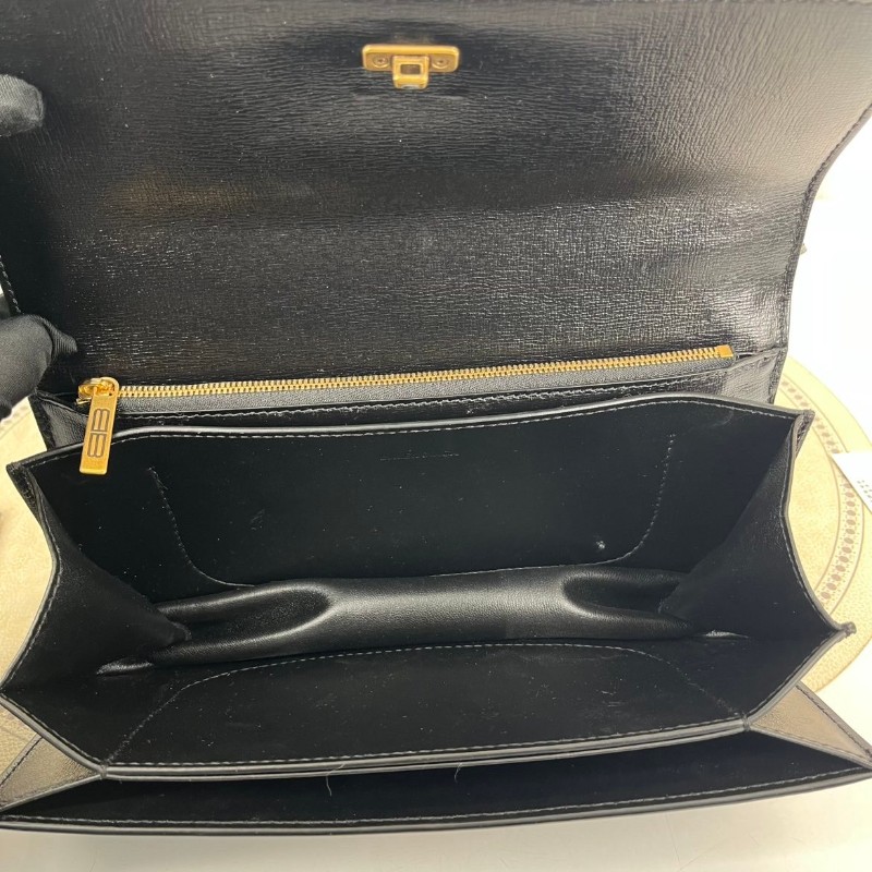 cq smb  （C）Balenciaga巴黎世家  黑金法棍包 Gossip單肩腋下包 內裡整潔 時尚百搭-16