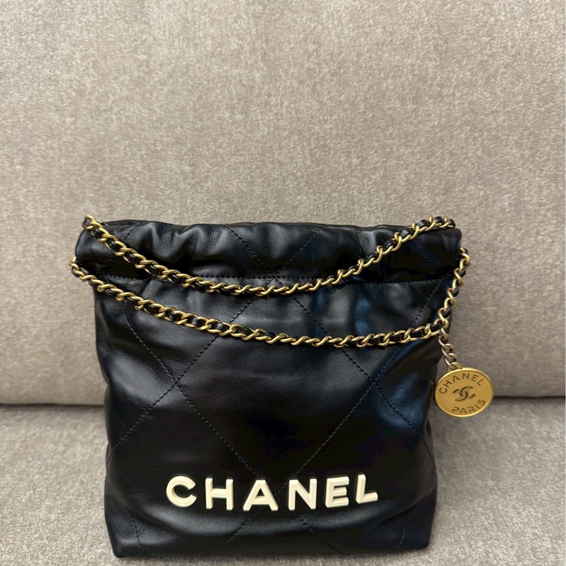 香奈兒22bag mini黑白-0