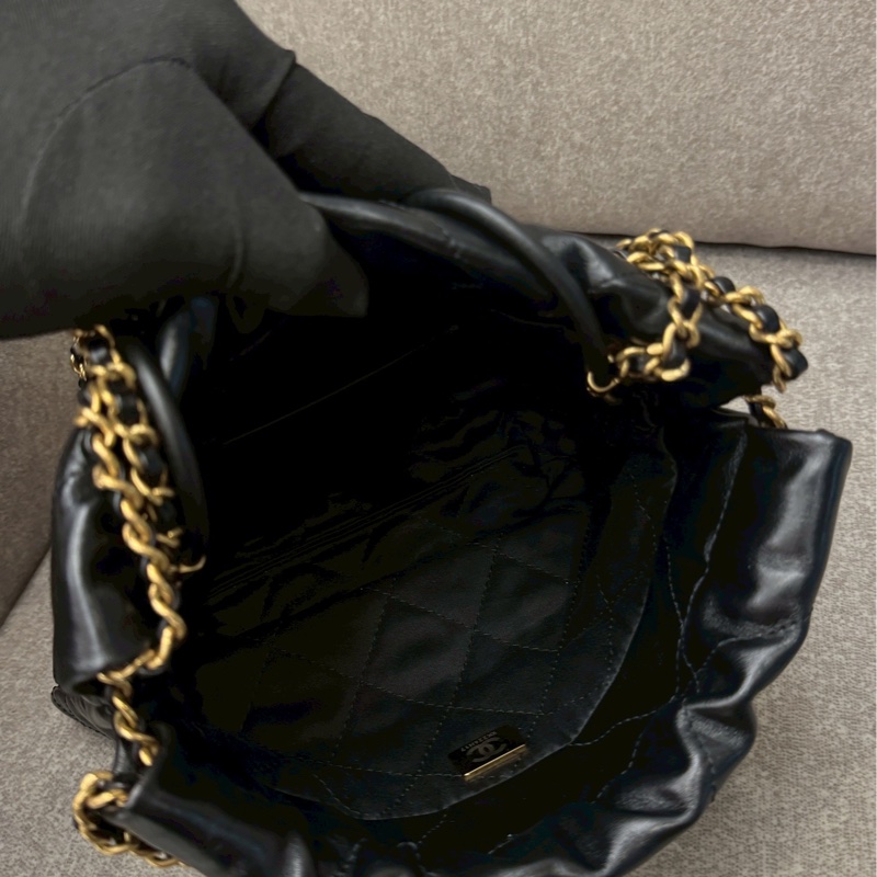 香奈兒22bag mini黑白-5