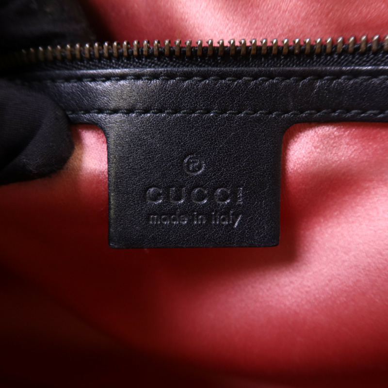 GUCCI 牛皮皮革GG Marmont金扣鏈帶肩背袋-6