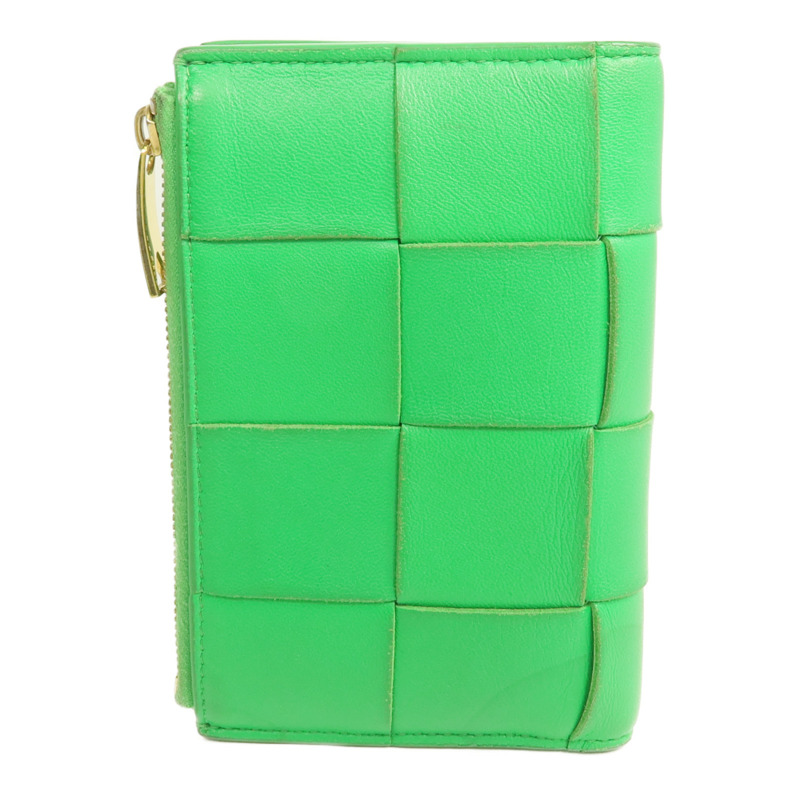 BOTTEGA VENETA 羊皮皮革Wallet金扣錢包-1