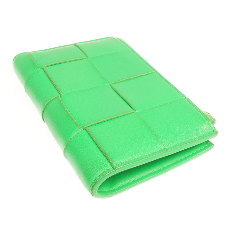 BOTTEGA VENETA 羊皮皮革Wallet金扣錢包-4