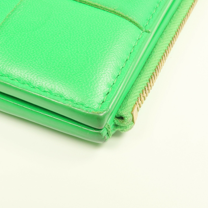 BOTTEGA VENETA 羊皮皮革Wallet金扣錢包-6