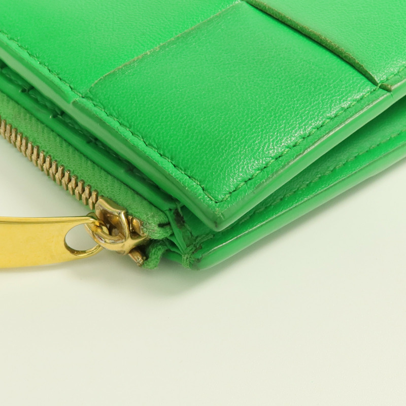 BOTTEGA VENETA 羊皮皮革Wallet金扣錢包-8