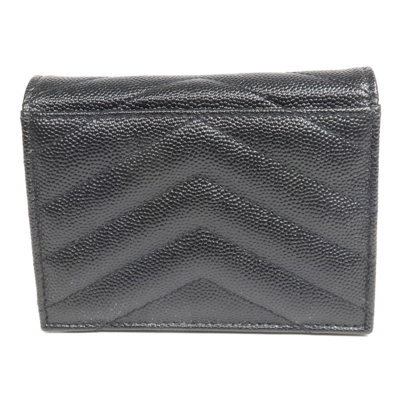 SAINT LAURENT 牛皮皮革Wallet金扣錢包-2