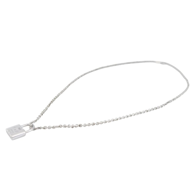 TIFFANY & CO. 1837 純銀 鎖頭 頸鏈-5