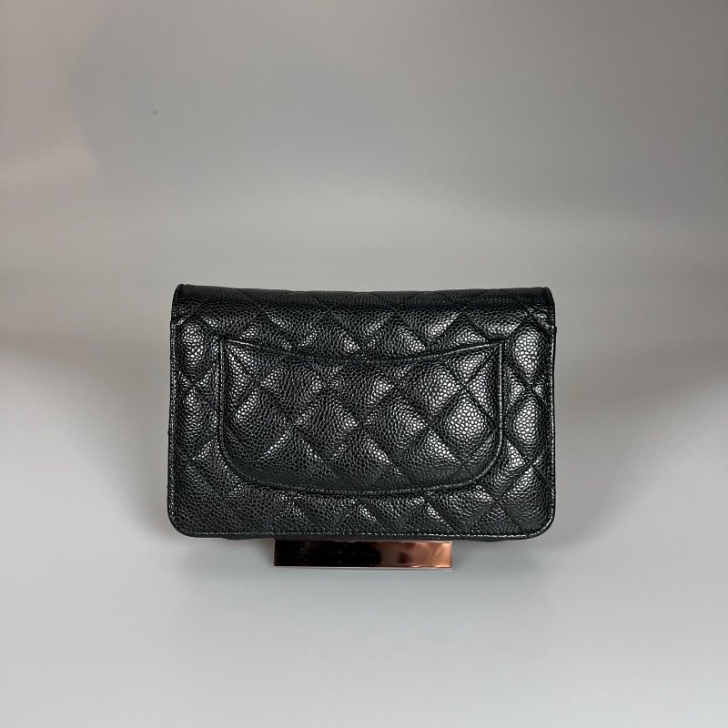 CHANEL WOC包荔枝黑 AP0250/晶片款-1