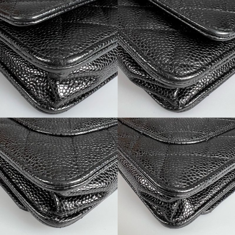 CHANEL WOC包荔枝黑 AP0250/晶片款-9