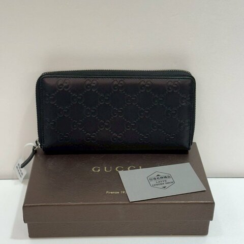 GUCCI 拉鍊長夾/皮夾 87成新
