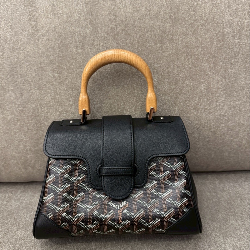 GOYARD黑色西貢包mini-0