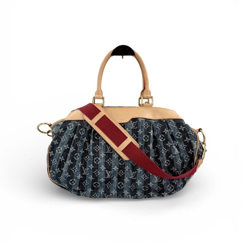 LV牛仔原花帆布限定手提側背包M95336-8