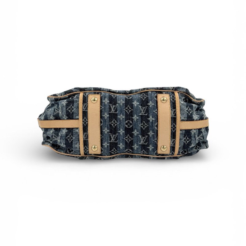 LV牛仔原花帆布限定手提側背包M95336-9