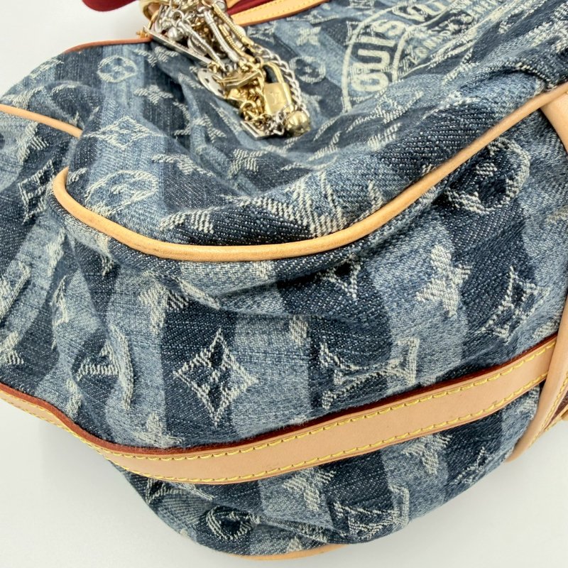 LV牛仔原花帆布限定手提側背包M95336-10