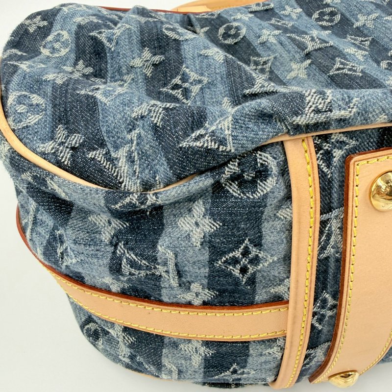 LV牛仔原花帆布限定手提側背包M95336-12
