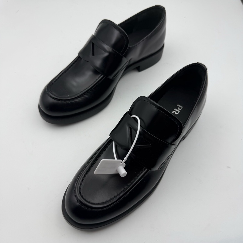 閒置新，未使用prada普拉達 樂福鞋/ 附件，無，裸鞋-0