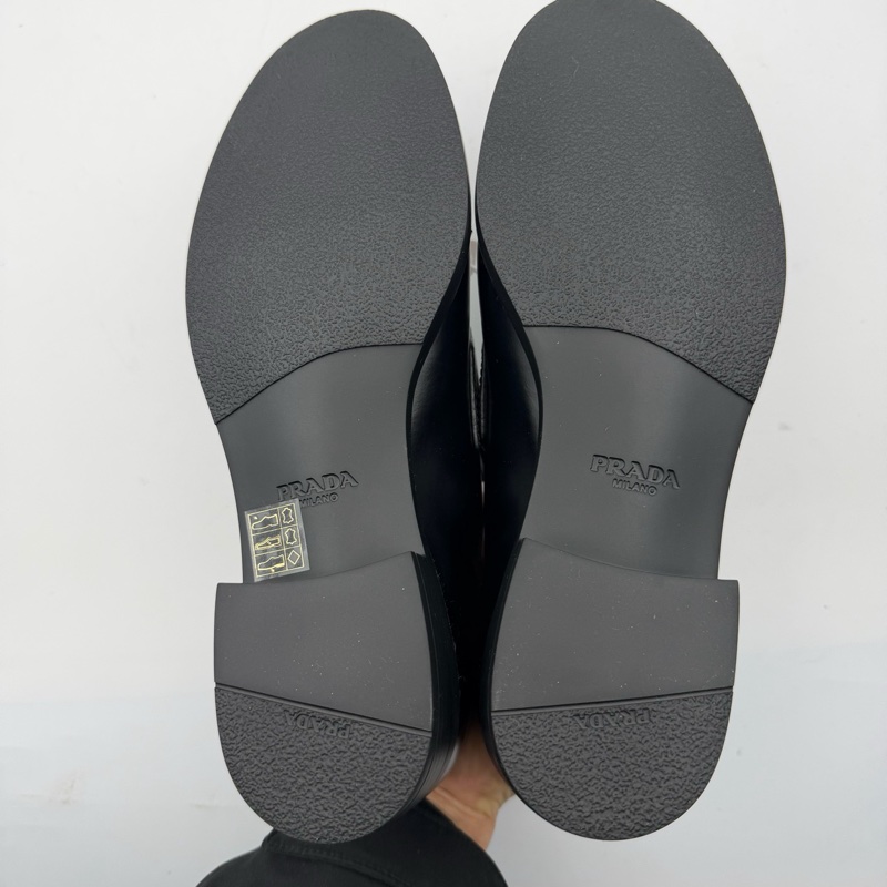 閒置新，未使用prada普拉達 樂福鞋/ 附件，無，裸鞋-5