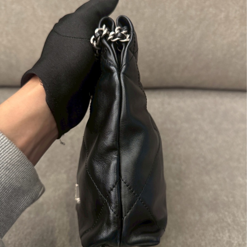 香奈兒22bag mini黑銀-1
