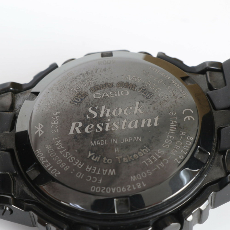 卡西歐 G-SHOCK GMW-B5000 全金屬太陽能電波手錶，黑色，男款-4