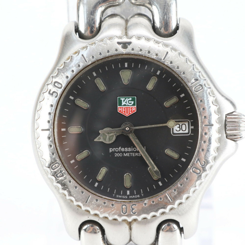 TAG Heuer 豪雅 WG1214-K0 銀色男士石英日期顯示腕錶-3
