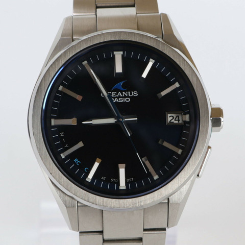 卡西歐 (CASIO) Oceanus 日期顯示電波太陽能手錶 OCW-T200S-1AJF 銀色 男士