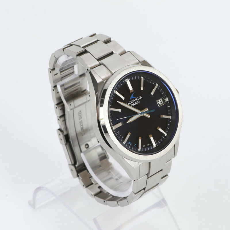 卡西歐 (CASIO) Oceanus 日期顯示電波太陽能手錶 OCW-T200S-1AJF 銀色 男士-2