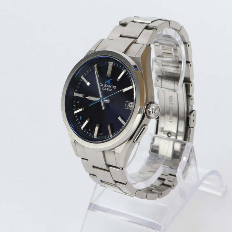 卡西歐 (CASIO) Oceanus 日期顯示電波太陽能手錶 OCW-T200S-1AJF 銀色 男士-3