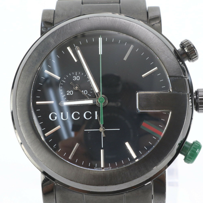 Gucci Sherry Line 101M 計時石英腕錶，黑色，男士-3